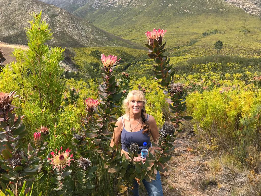 Mel with the Proteas