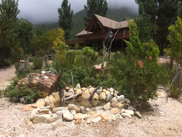 Our log home on the estate