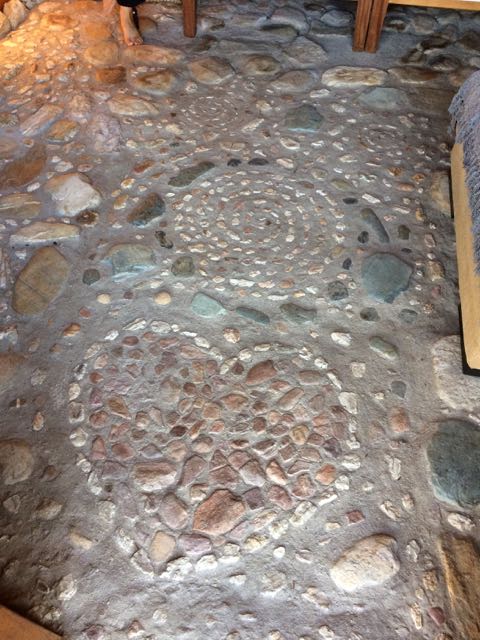 Mosaic in the cabin