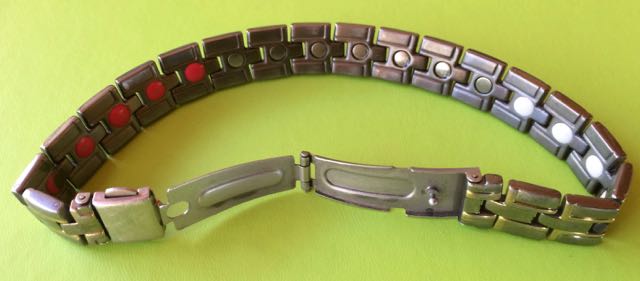 Titanium bracelet.
